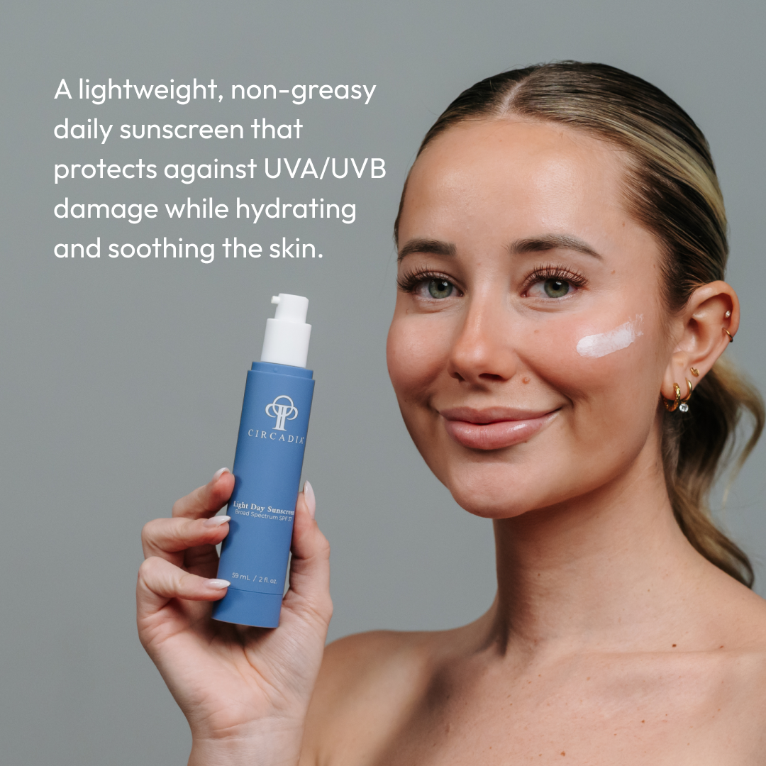 Circadia Light Day Sunscreen SPF-37, a year-round sunscreen recommended for Canadian skin