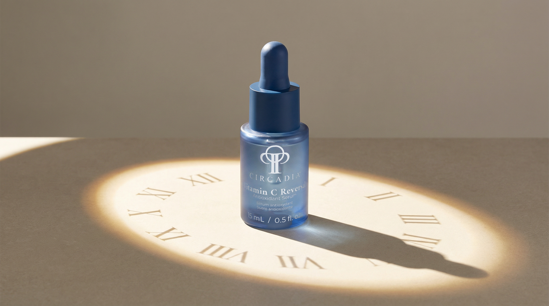 Circadia Vitamin C serum as part of a morning skincare routine